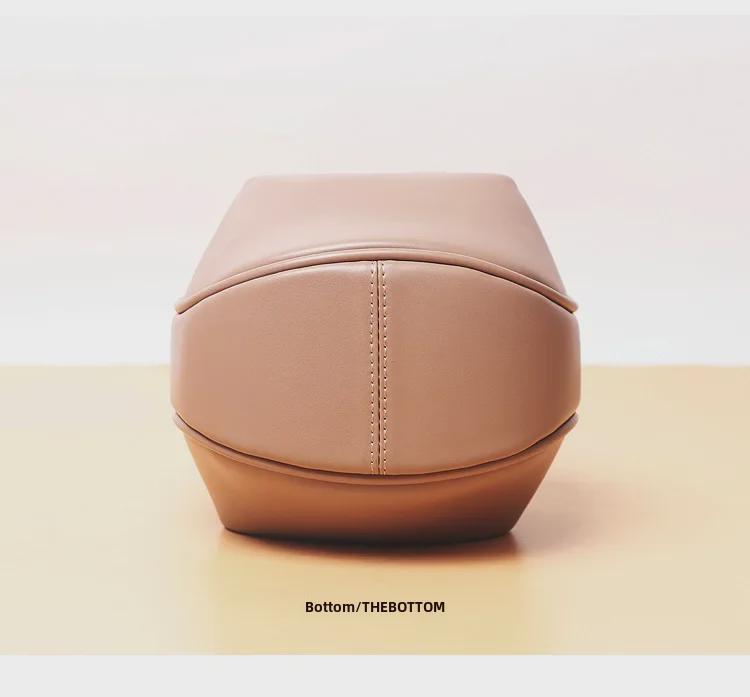 Niche 2022 Женская сумка для пельменей из натуральной кожи - Модная сумка для вонтон из коровьей кожи