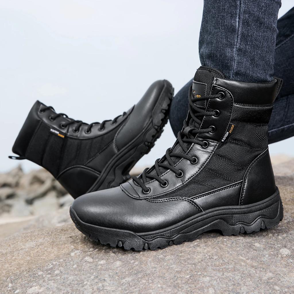 Новые мужские кроссовки для уличных боевых тренировок, высокие, противоскользящие, для альпинизма, путешествий, отдыха, бега. Для мужчин