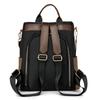Nylon Backpack Women's Color Block Commuter Backpack Large Capacity Anti-Theft Backpack