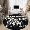 1 шт. Круглый ковер Rammstein Music Office, Коврик для помещений, Подходит для офиса, Под офисные стулья, Спальни, Гостиной, Домашний декор, Декор комнаты