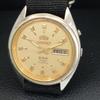 ЯПОНИЯ ВИНТАЖНЫЕ ORIENT CRYSTAL АВТОМАТИЧЕСКИЕ 46943 МУЖСКИЕ ОРИГИНАЛЬНЫЕ ЧАСЫ С ЦИФЕРБЛАТОМ a707785-1