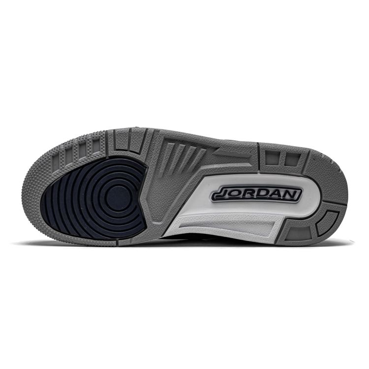 Кроссовки Air Jordan 3 Retro GS Georgetown Kids Синий Полночь-Темно-Цементно-Серый 398614-401