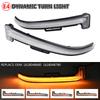 2pcs For Peugeot 3008 5008 2017- Dynamic Turn Signal Light For Citroen C5 Aircross LED Side Mirror Indicator Blinker Lamp