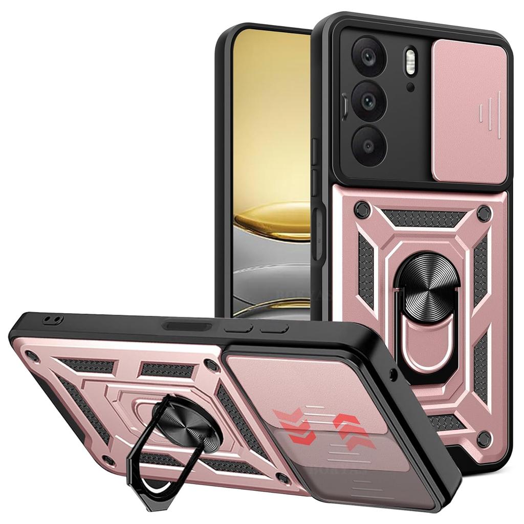 Armor Case For Realme C75 4G Cover Lens Protection With Ring Magnetic Holder Coque Fundas