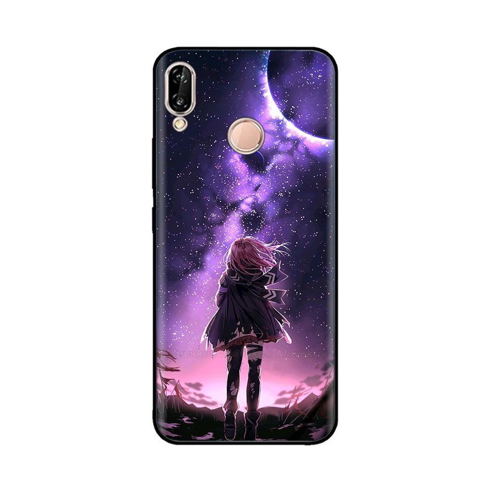 Чехол для Huawei P20 Lite Силиконовый Мягкий ТПУ Печатный Чехол для Телефона Для Huawei P20lite P 20 Lite Бампер Чехол Ударопрочный 5,84 дюйма