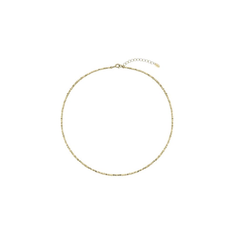 NORMALLEE [Silver 925] Glitter Pebble Necklace