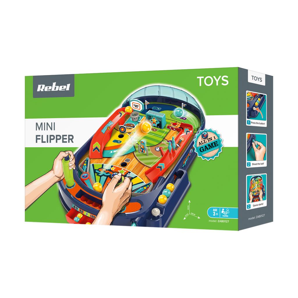 MINI FLIPPER Rebel Arcade Table Game