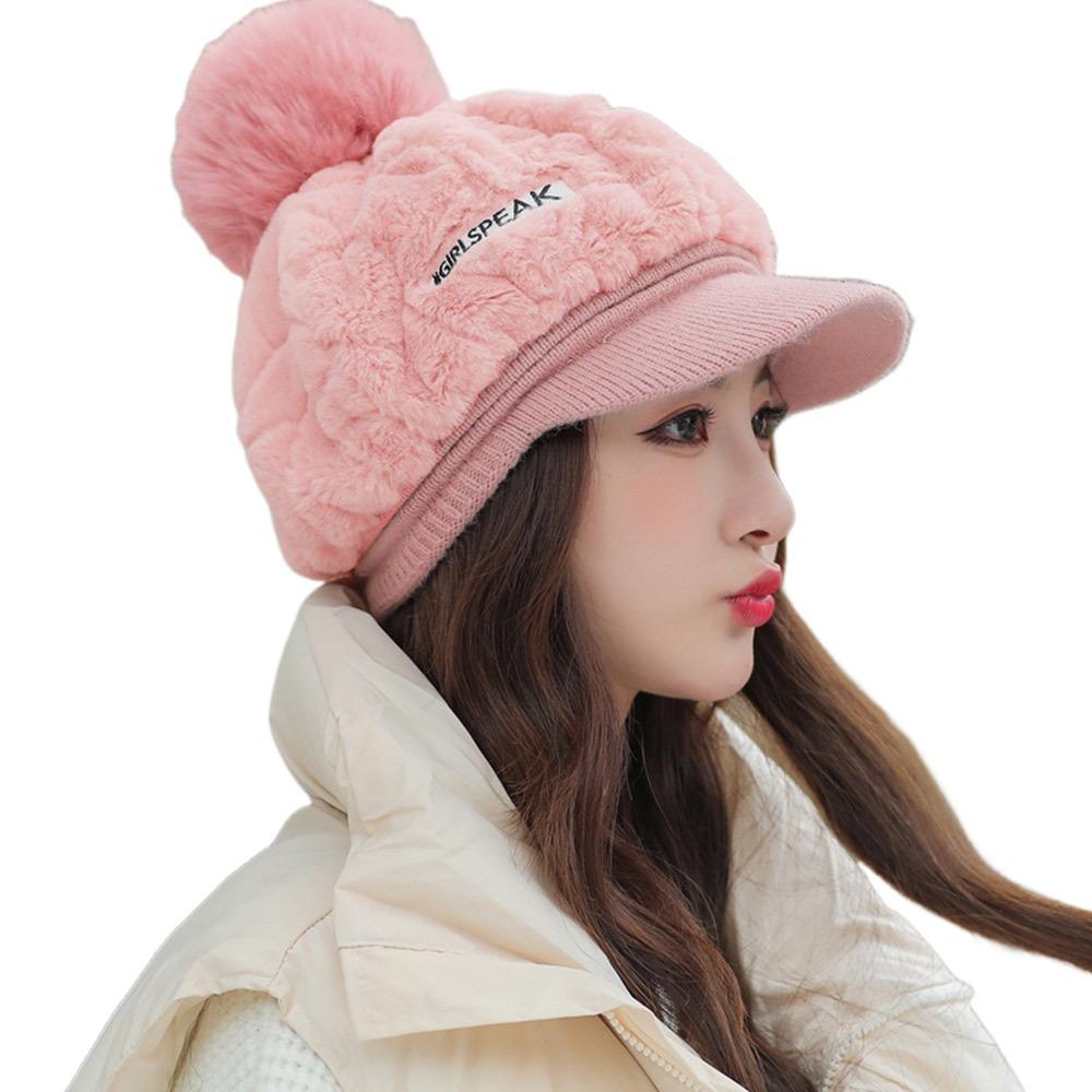 Thickened Winter Cap Windproof Ear Protection Hat New Beanies Bonnet  Women