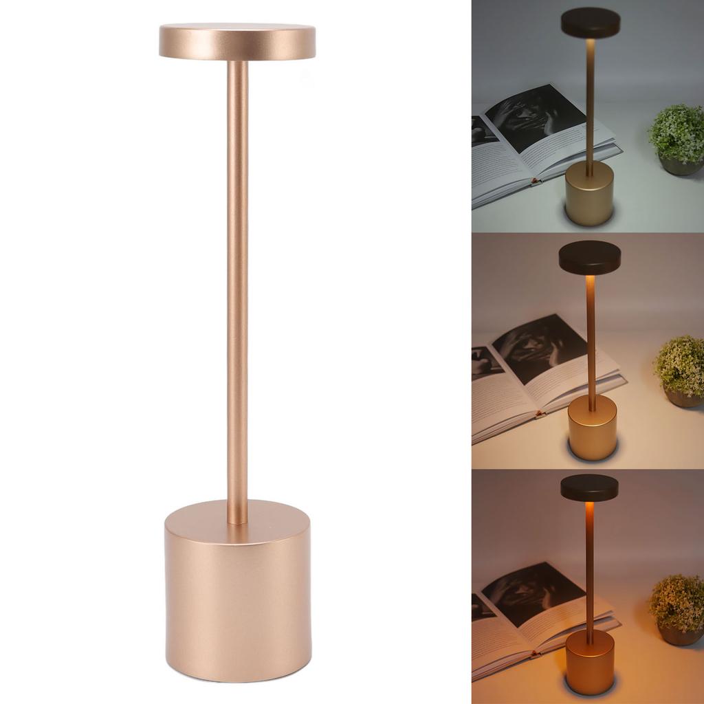 Touch LED Desk Lamp Nordic Style 3 Levels Table Lamp Indoor Desktop Decorative Light for Hotel