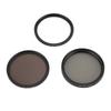 3 In 1 Camera Filter Set UV CPL ND8 Optical Glass Aluminum Alloy Anti Fingerprint DSLR Camera Lens F
