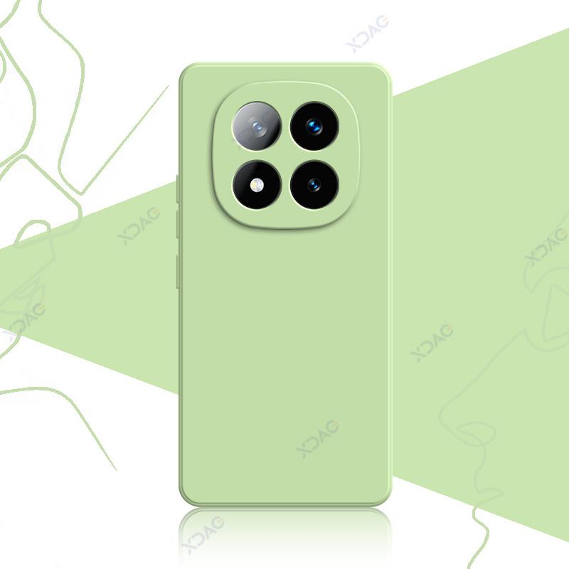 Чехлы для телефонов Redmi Note 14 Pro Plus 5G Мягкий квадратный жидкий силиконовый чехол-накладка RedmiNote14ProPlus Anti-fall Coque Bag