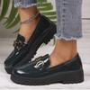 Loafers for Women Women's Loafers & Slip-ons Leather Platform Chunky Penny Shoes Business Casual Shoes Comfortable Dressy Office Work Shoes