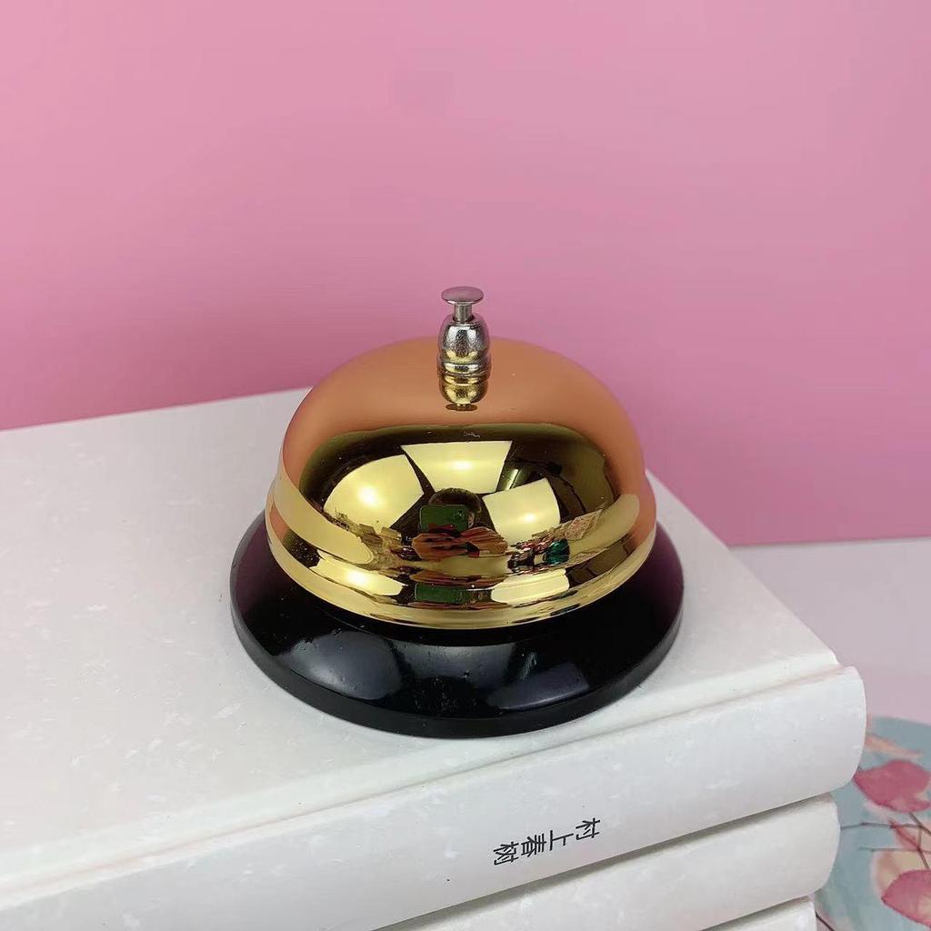 Gold Desk & Dining Bell - Classroom Reminder with Live Broadcast Link