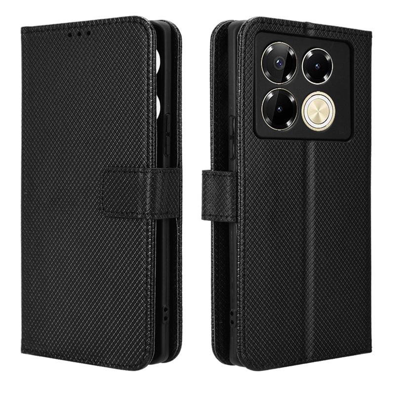 Leather Flip Cover for Infinix Note 40 4G,Note 40 Pro+ 5G,Note 40X 5G PU Leather Flip Card Clip Protective Case