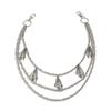 IngeSight.Z Goth Silver Color Skeleton Hand Pendant Pants Waist Chain Men Hop Hip Jeans Waist Keychain Halloween Jewelry Gifts
