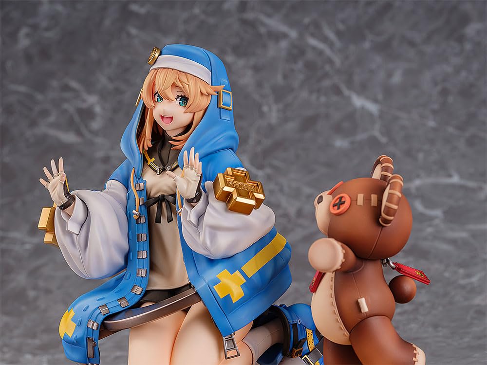 Klockworx GUILTY GEAR STRIVE Бриджет Масштабная Пластиковая Раскрашенная Фигурка 1/6