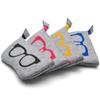 New Solid Storage Zipper Pouch Eye Glasses Bag Sunglasses Case Felt Box