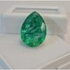Stunning Green Emerald Colombian Natural Pear Cut 6-8 Ct Certified Gemstone