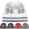 New Style Slouchy Beanie Hats Winter Warm Cap Hats Y2K Cap For Women Snowflake Marked Embroidery Winter Knitted Girl Hats Gift