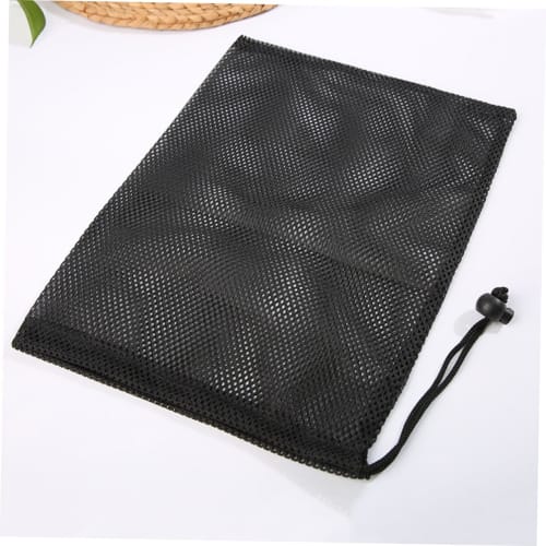 KOMBIUDA 10-Piece Mesh Drawstring Bag, Multi-Purpose Storage Bag for Sports and Laundry