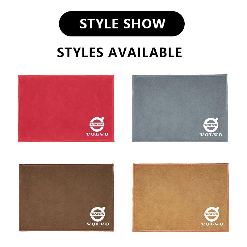 Микрофибровая салфетка с логотипом автомобиля Автомобильные аксессуары для чистки и ухода Для Volvo V90 V60 V40 XC90 S60 C30 XC60 V50 V70 S90 XC40 S80 T6 Olestar