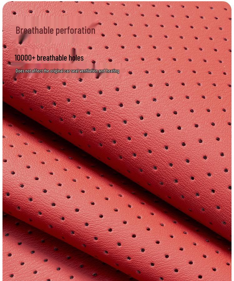 Всесезонные чехлы на сиденья автомобиля из кожи наппа для Mercedes-Benz, BMW, Tesla и Volkswagen - Мягкие для лета