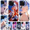 R-Rem Re Zero Аниме Мягкий Чехол Для Телефона Для IPhone 11 17 Air 16E 16 Pro Max 15 + 14 Plus 13 Mini 12 Apple 7 SE 8 Fundas Coque 11 17