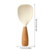 Silicone Spoon Non-stick Cooking Spoon Anti-scalding Pot Rice High-temperature-resistant Spoon Durable Kitchen Gadgets