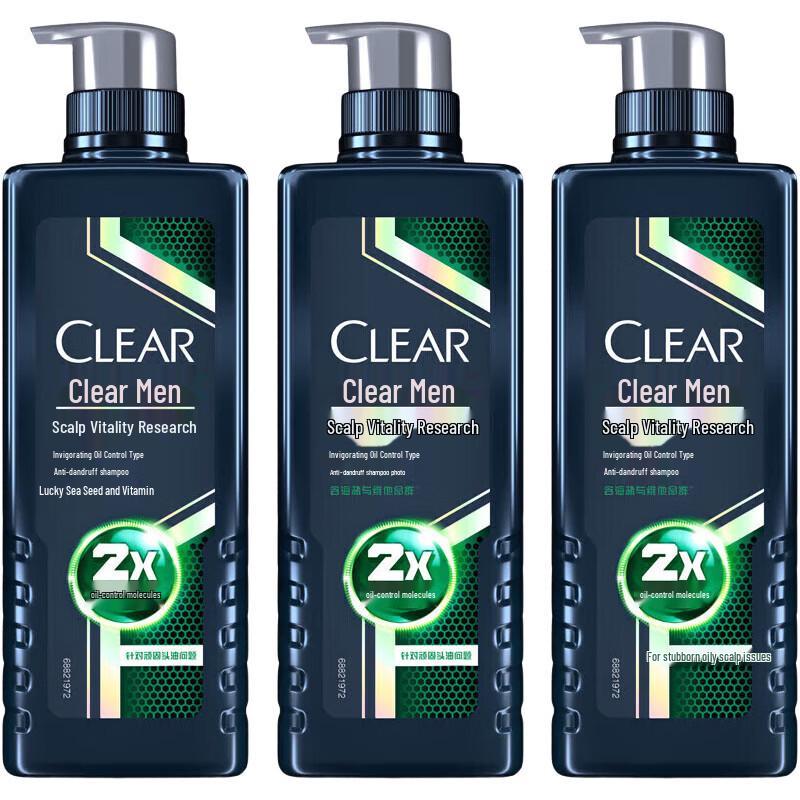 Шампунь против перхоти для мужчин Clear Men Контроль жирности