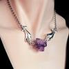 New Fashion Personalized Design Amethyst Necklace Jewelry Handmade