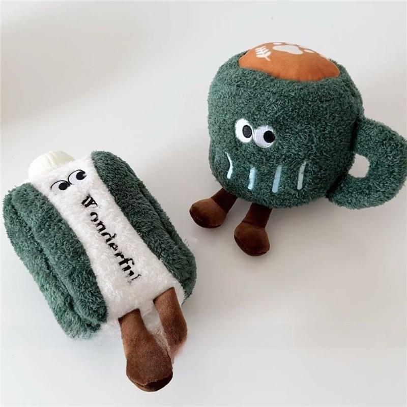 Coffee Plush Adorable Cup Pineapple Bread Milk Box Stuffed Animal For Room Decor