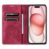 Style-010 For iPhone 16 Case Magnetic Closing Leather Phone Cover Pattern Imprinted
