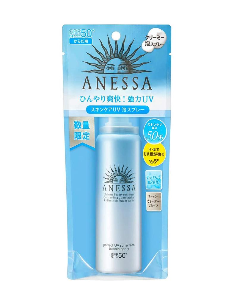 ANESSA Perfect UV Bubble Spray с ароматом цитрусового мыла 60 г Солнцезащитный крем, Аромат,