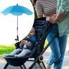 Stroller Parasol Sun Protection Clamp On Umbrella for Traveling Outdoor Kids