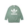adidas Мужская повседневная толстовка с круглым вырезом Originals Trefoil Oversized Зеленая DH5770