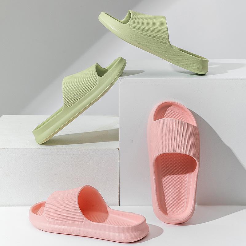 Женские летние тапочки-дезодоранты с нескользящей подошвой - Мягкие домашние сандалии для пар