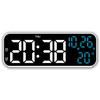 9-inch Multifunctional LED Clock with Multiple Alarms - Model 2802