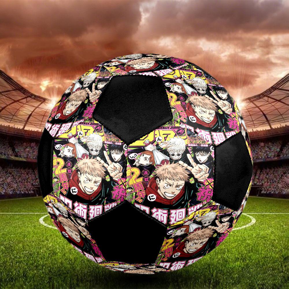 1pc Jujutsu Kaisen Soccer Ball Size 5 Indoor Soccer Ball Fashion Colorful Backyard Game - Great For Sports Fans Gift HE30