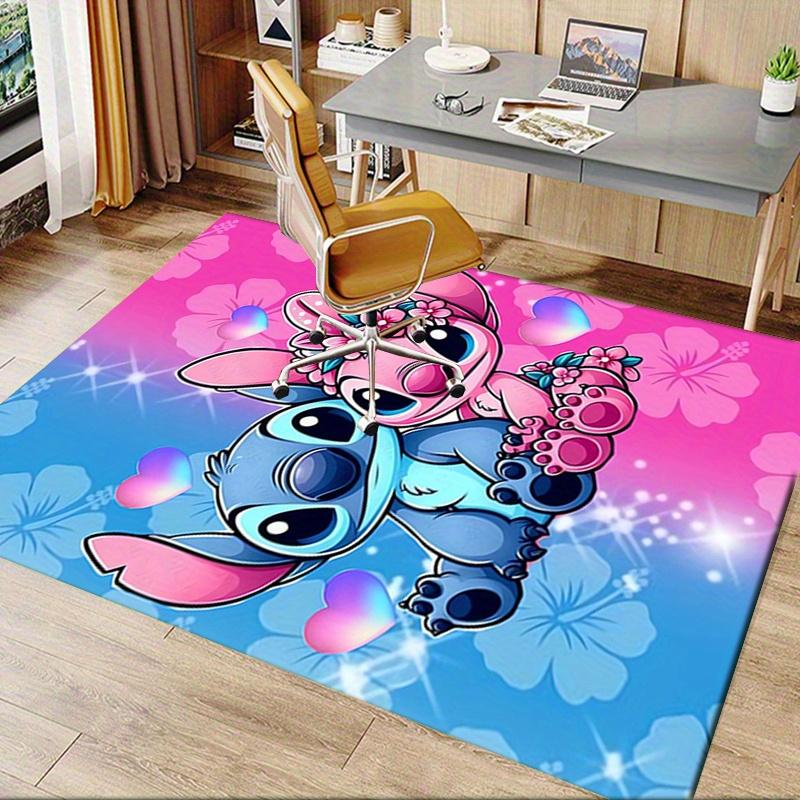 Office Rug Stitch, Love theme 3D Printed Anti-Slip Rug-Machine Washable for Living Room