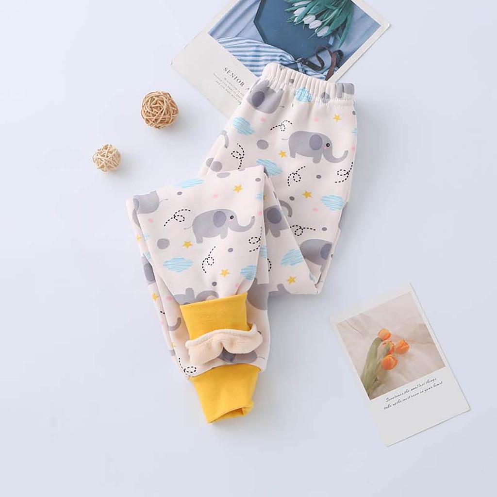 Зимние детские флисовые леггинсы Johns для мальчиков и девочек, толстые теплые штаны для детей