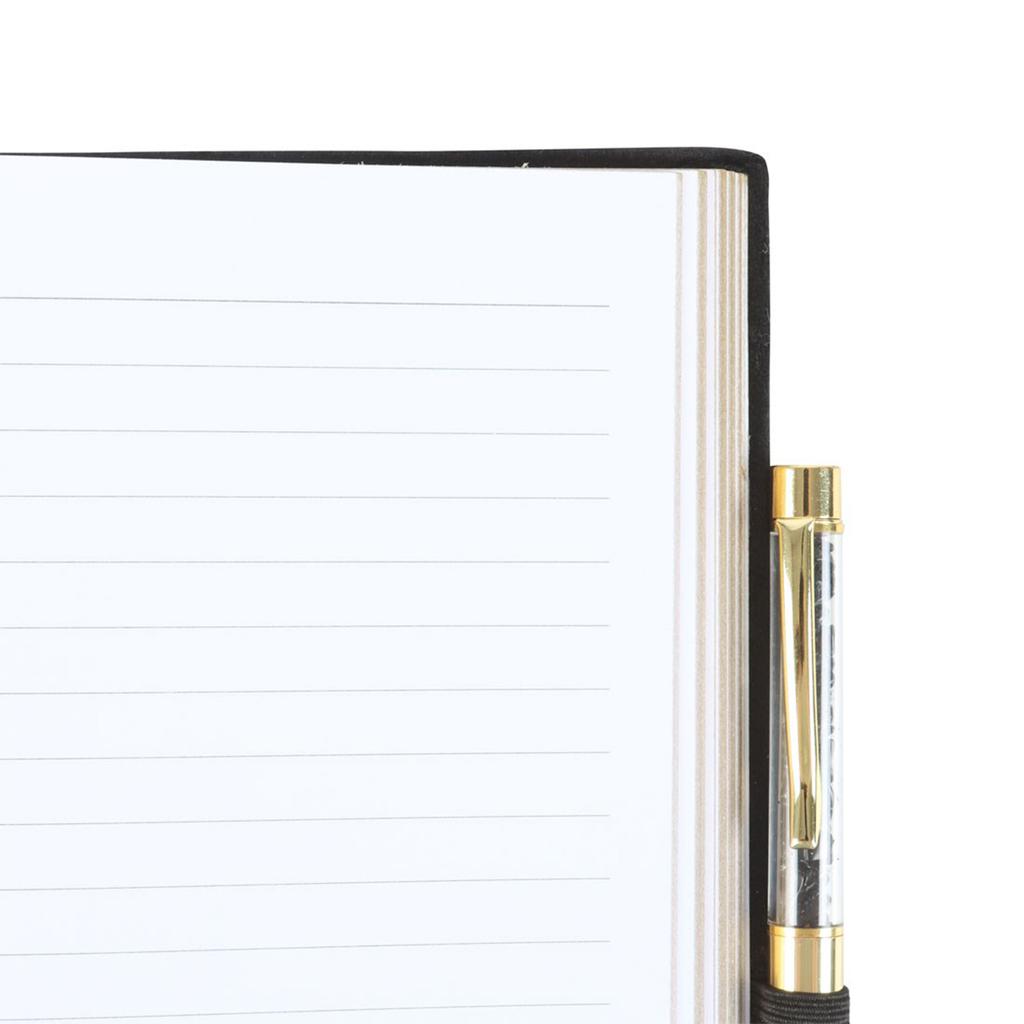 Something Different Astrology Wheel Obsidian Notebook & Pen Set