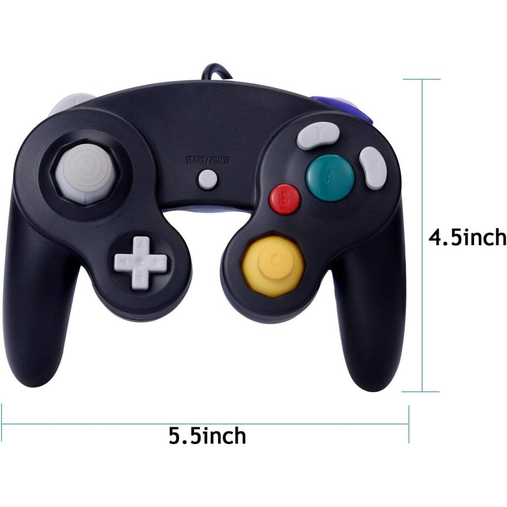 Wired Shock Game Controller for Nintendo GameCube NGC Wii Video Game