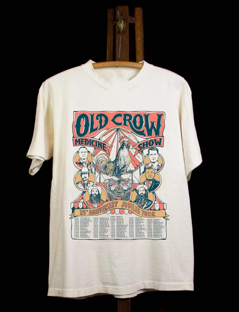 Футболка THE OLD CROW MEDICINE SHOW 25-ЛЕТНИЙ ЮБИЛЕЙ Полный размер S-5XL SS89