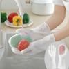 2-in-1 Magic Silicone Dishwashing Gloves, Reusable Rubber Gloves, Home Kitchen Cleaning Tools, Dishwashing, Bathroom, Car