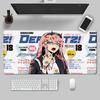 Большой аниме коврик для мыши Darling in the FranXX 02 Игровой коврик для мыши Аксессуар Коврик для мыши Zero Two XXL 90x40 HD Печать Клавиатура Desm Mat