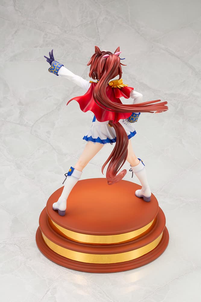Kotobukiya Фигурка Uma Musume Pretty Derby из серии Tokai Teio выполнена в масштабе ПВХ и окрашена в готовом виде. PV047 [Мечты сбываются!] 1/7