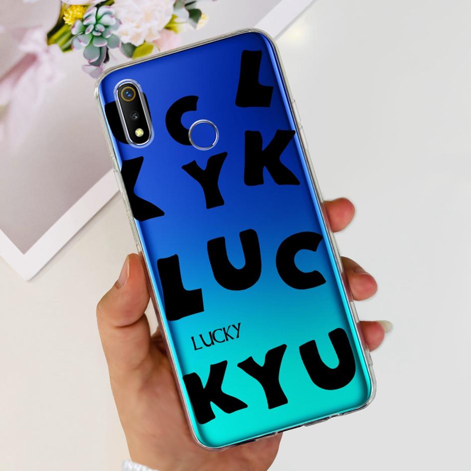 Realme 3 Case For Realme 3 Pro Cover Popular Butterfly Soft Clear Silicone Protective Fundas For Realme 3i Realme3 i 3Pro Bumper