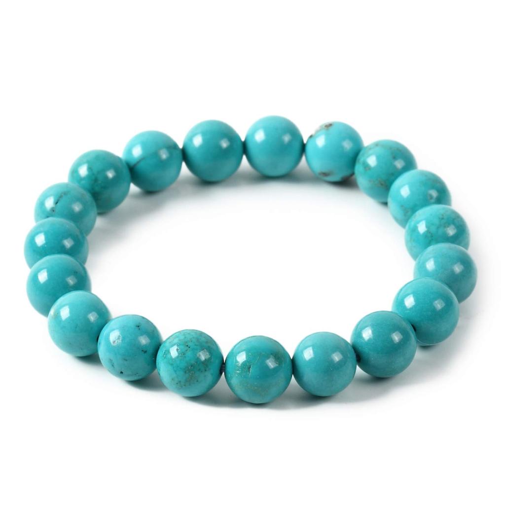 Kyojudo AAA Natural Turquoise Power Stone Bracelet (10mm)