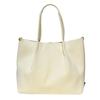 1145 Horizontal Washable Knit Material Tote Bag LT Medium [Rootote] Women's Ruful-A (04 Ivory)
