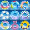 Cute Thickened Water Inflatable Float, Round Underarm Swimming Ring, Summer Beach Pool Supplies